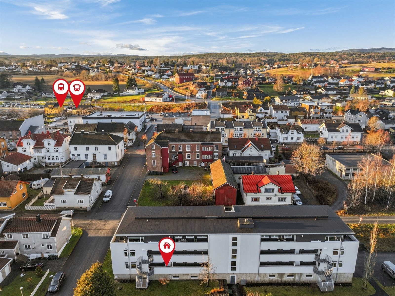 Utsikt mot vest Galleribilde