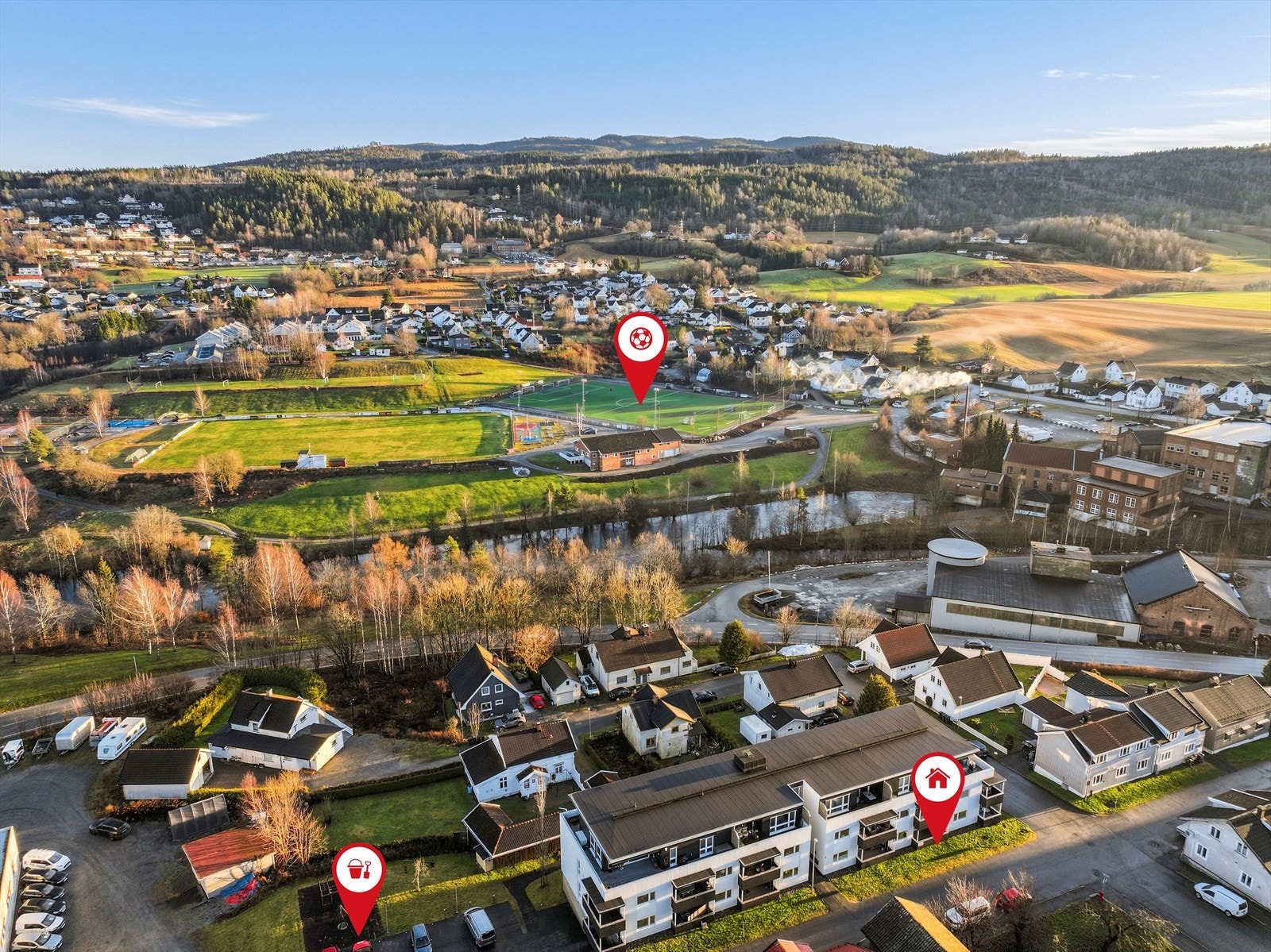 Utsikt mot øst Galleribilde