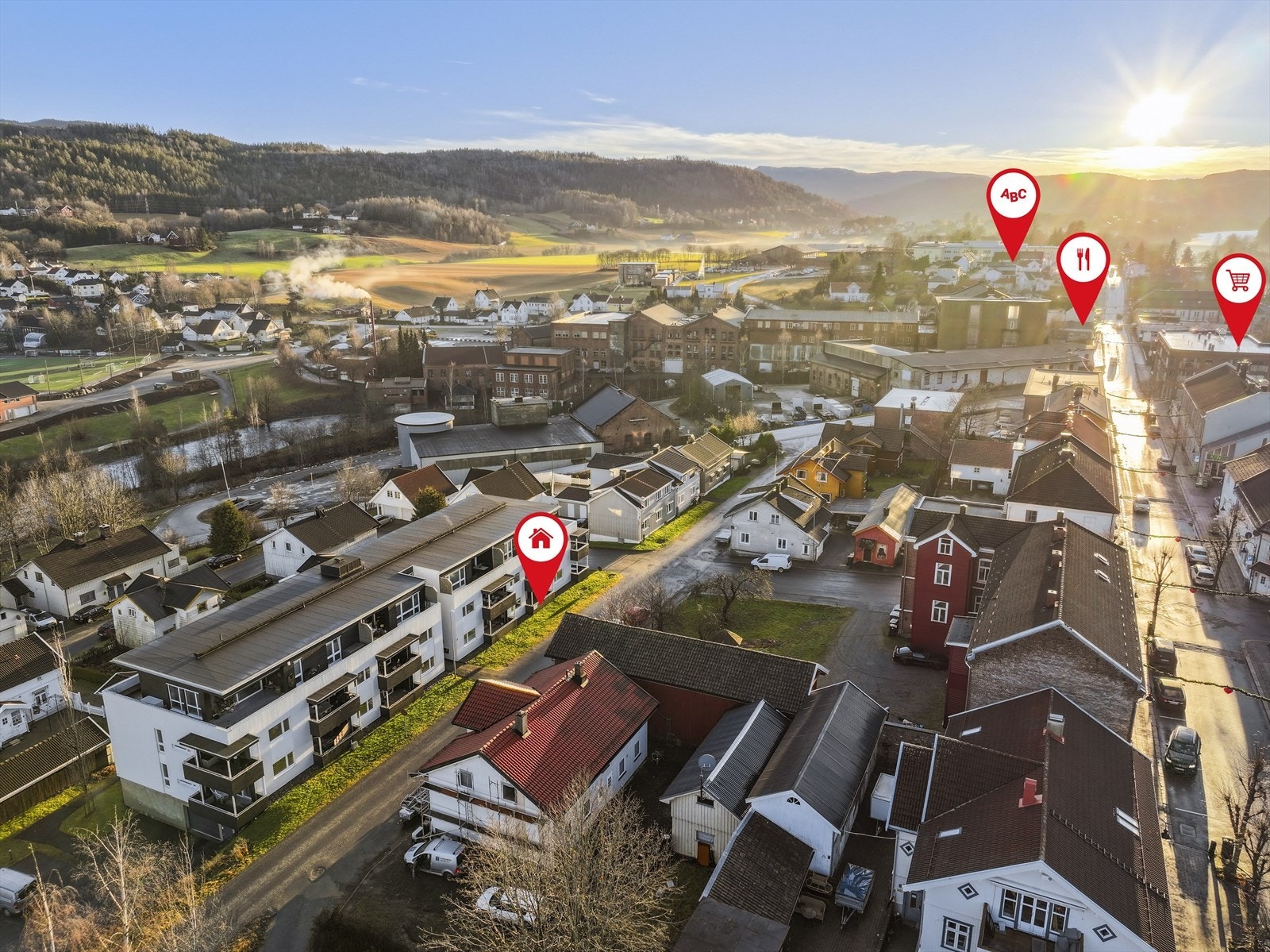 Utsikt mot syd Galleribilde