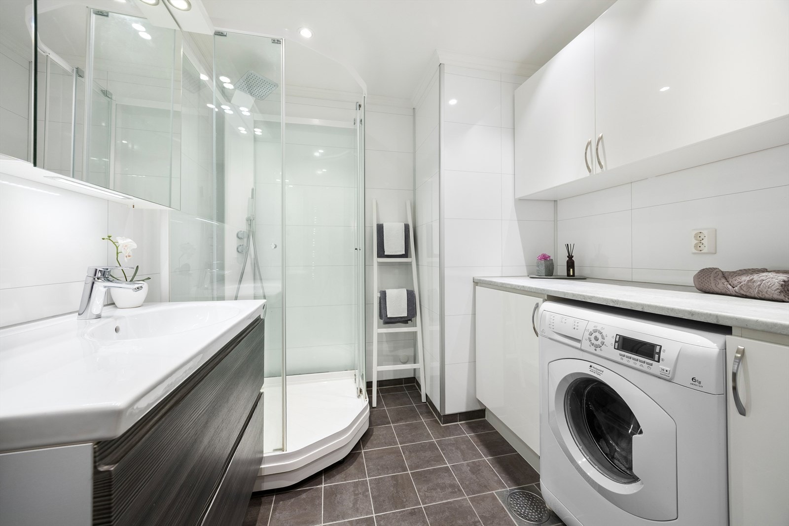 Oppusset bad fra 2015. Dokumentasjon fra arbeidet foreligger. Galleribilde