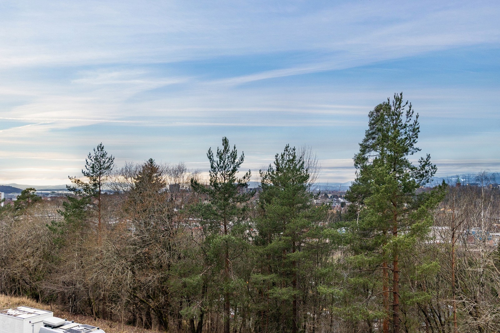 Utsikt fra balkongen Galleribilde