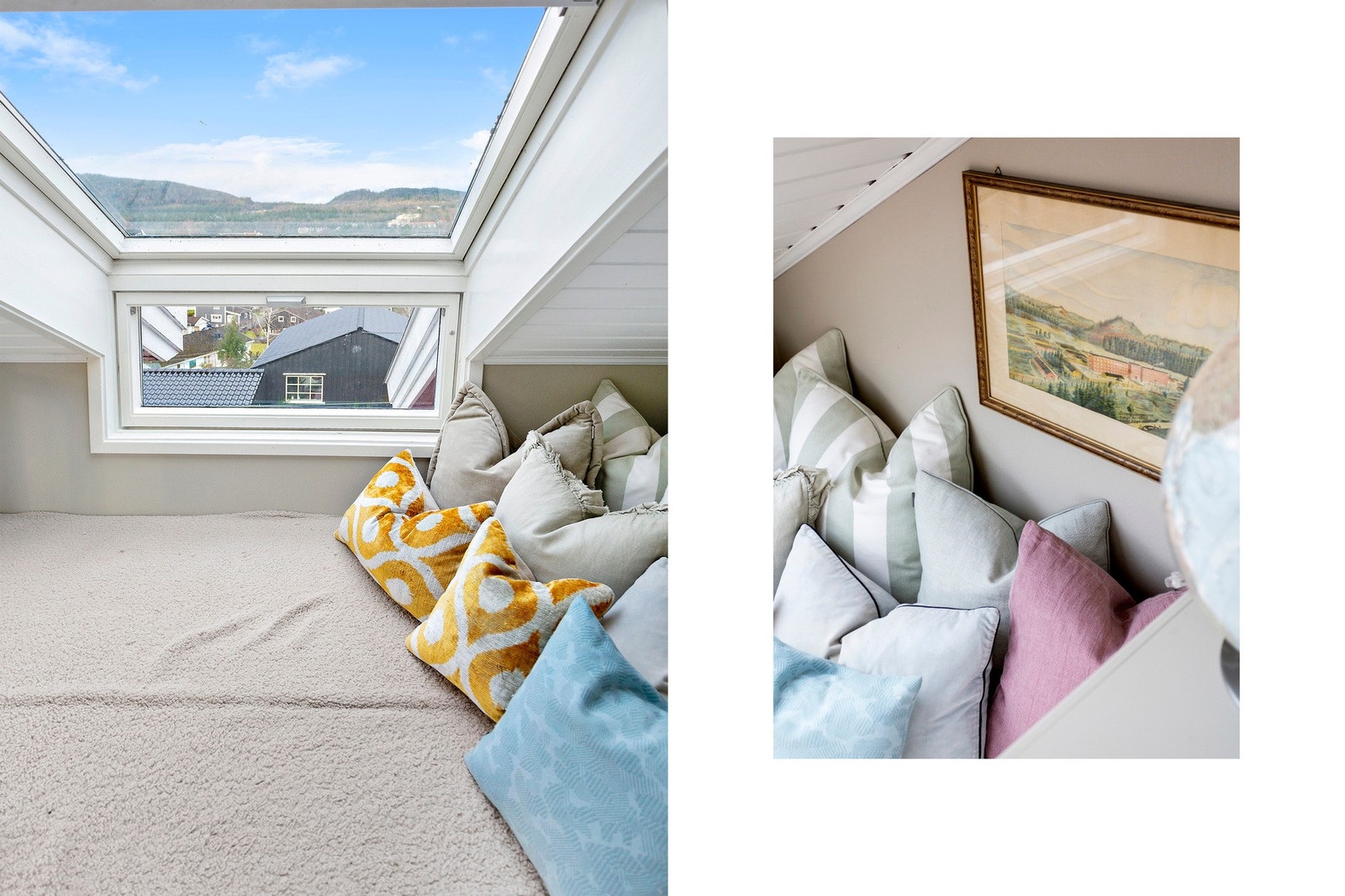 Her kan man nyte solnedgangen over Kolsåstoppen. Galleribilde