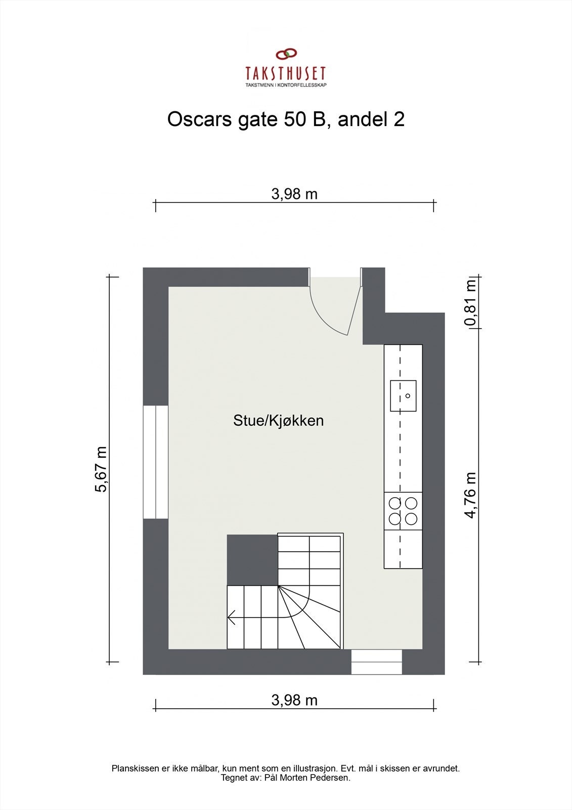 Plantegning 1. etasje Galleribilde