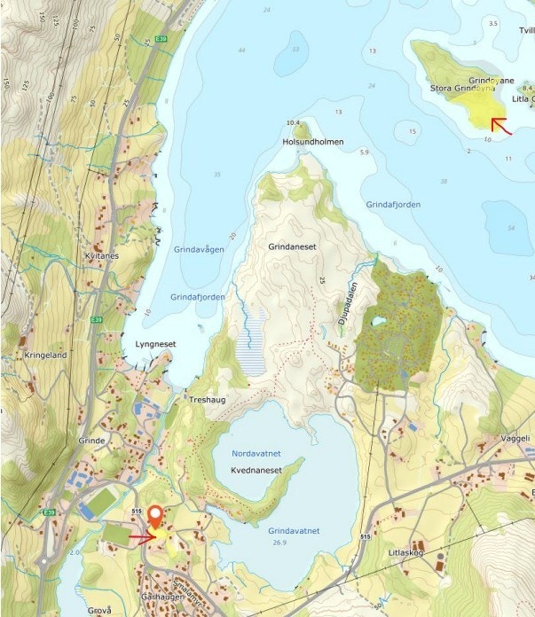 Oversiktskart gnr. 104 bnr. 2 Galleribilde