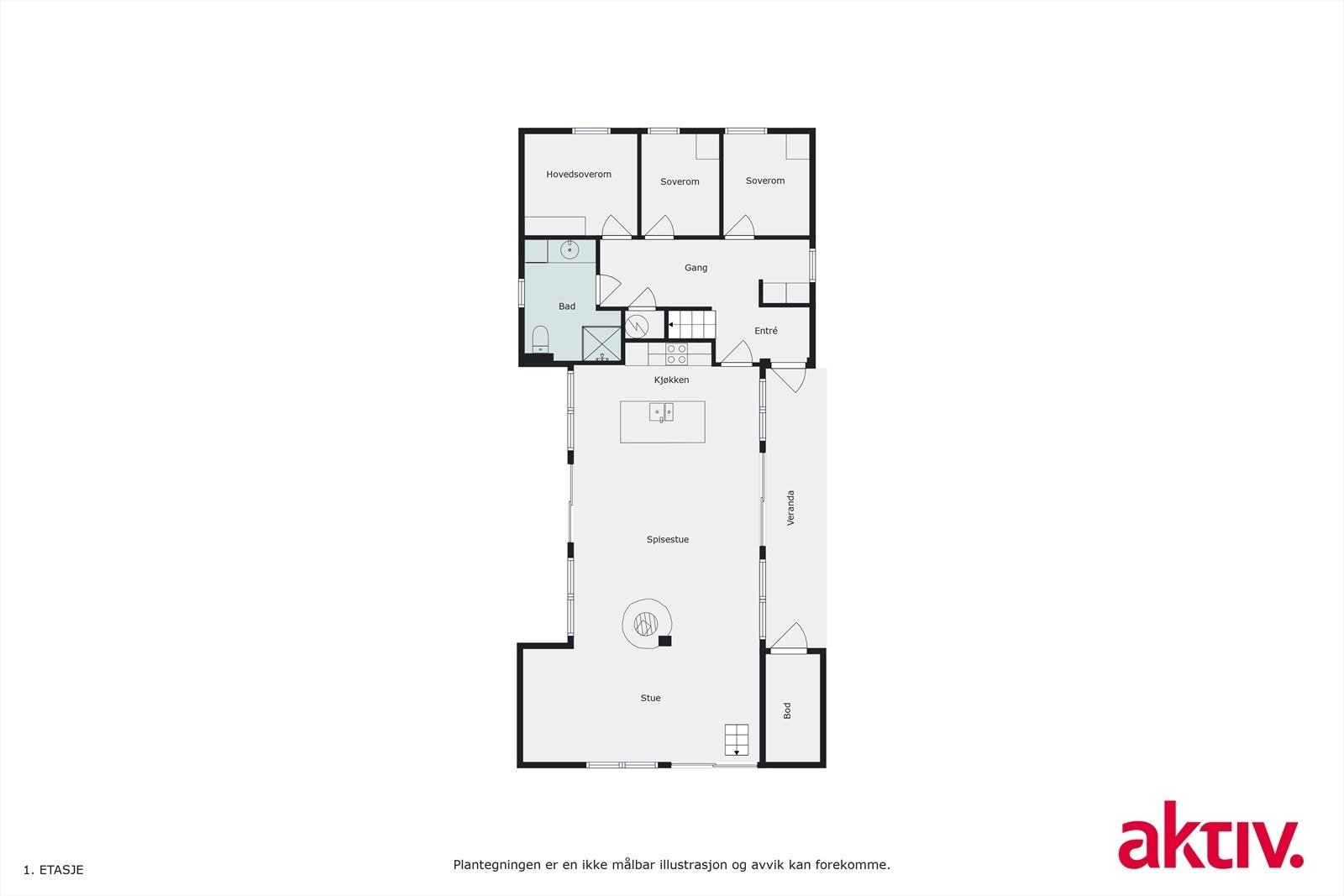 Plantegning Galleribilde