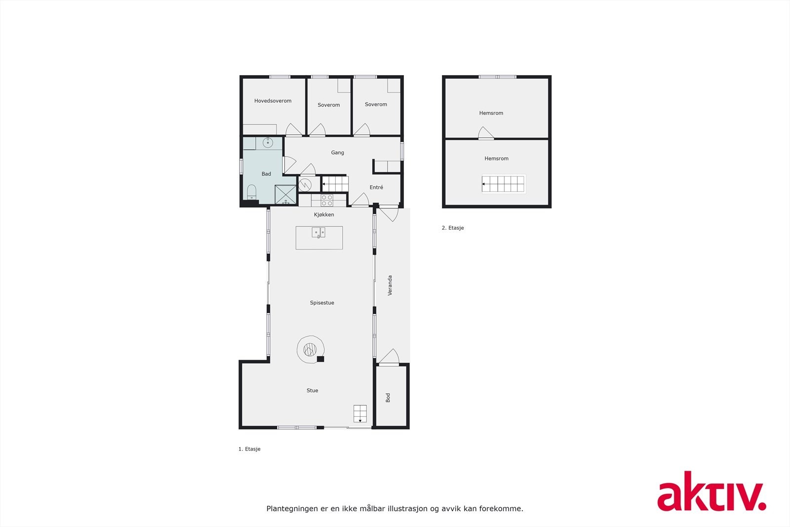 Plantegning Galleribilde