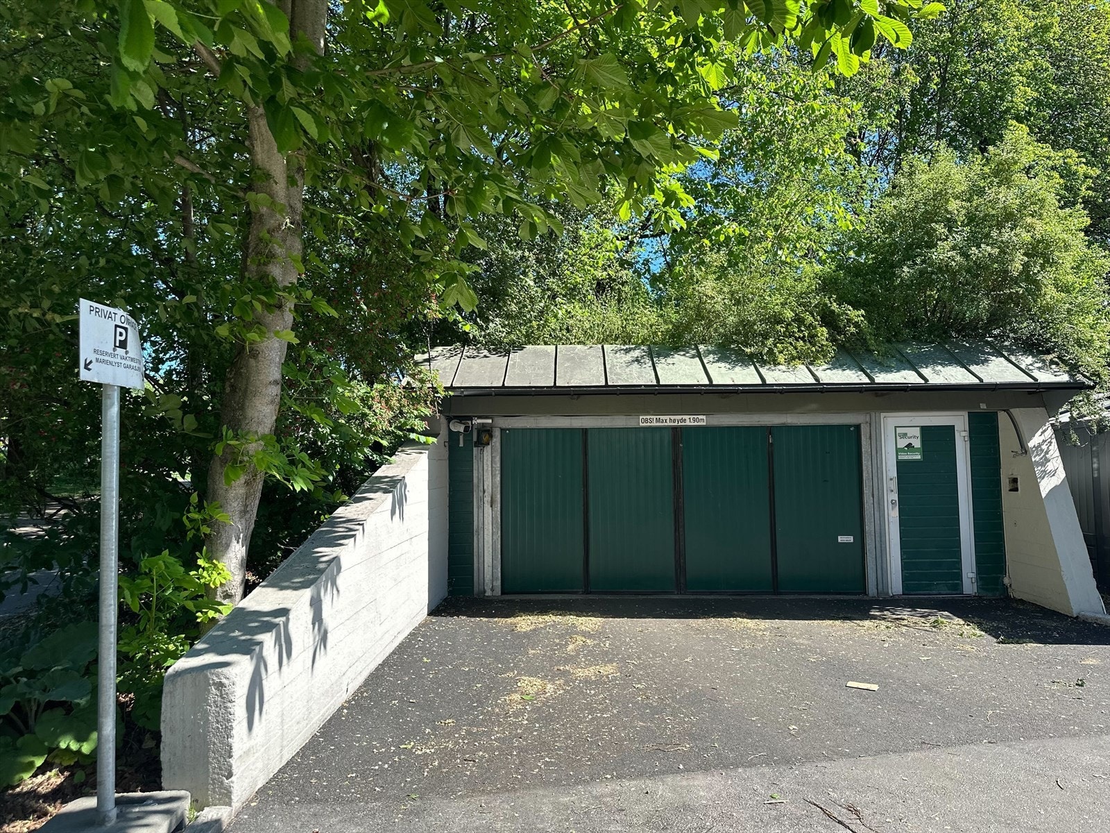 Innkjøring fra Suhms gate ved ST1 Stasjonen Galleribilde