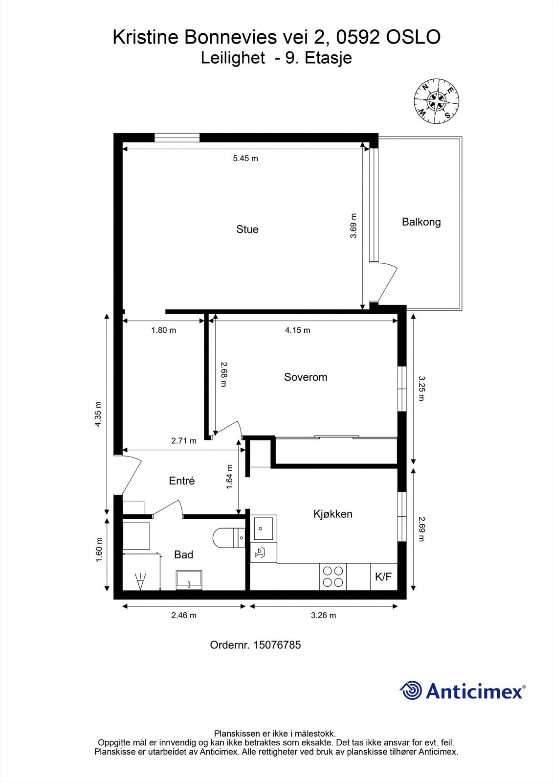 Plantegning Galleribilde