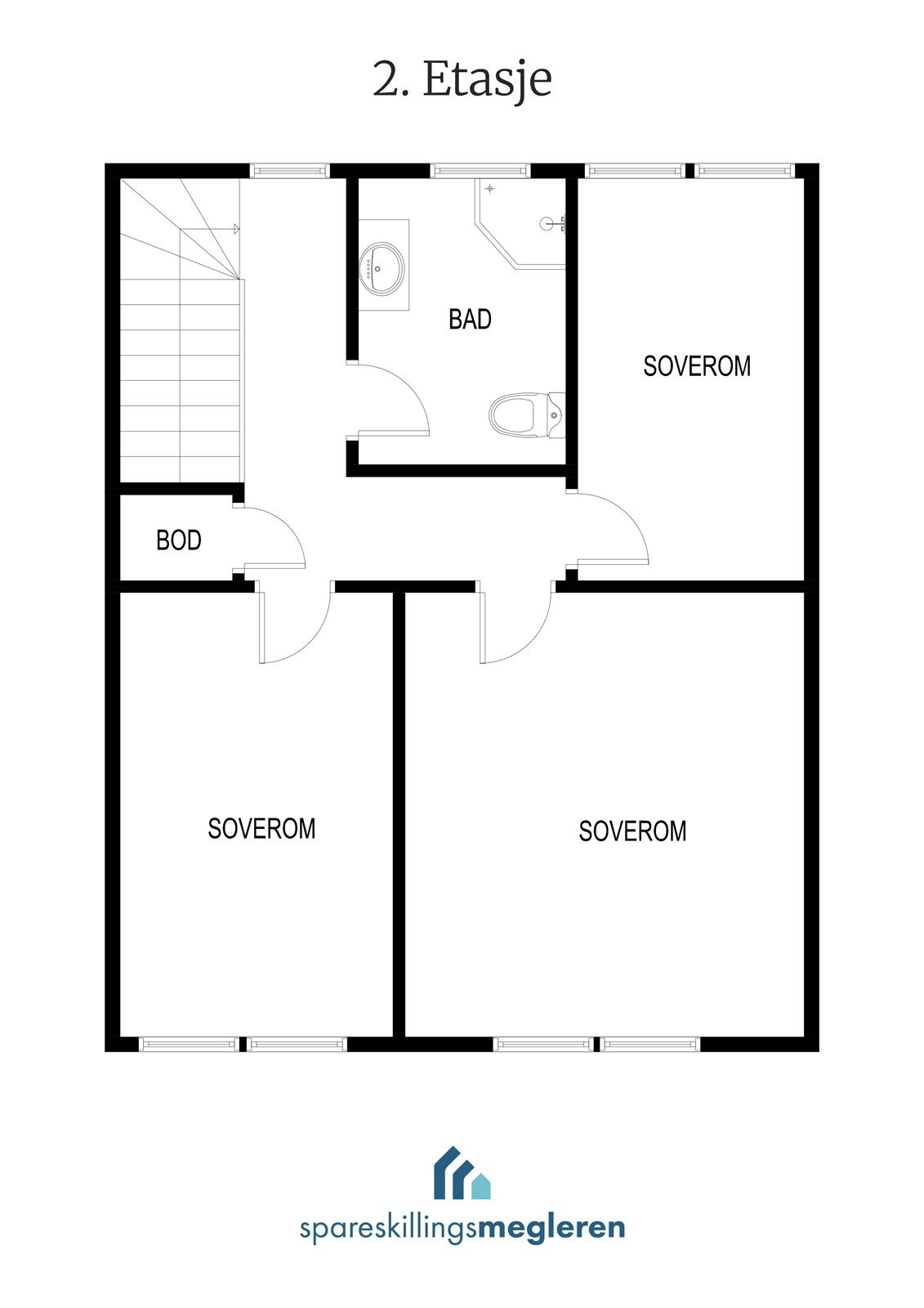 Plantegning 2.etasje. Galleribilde