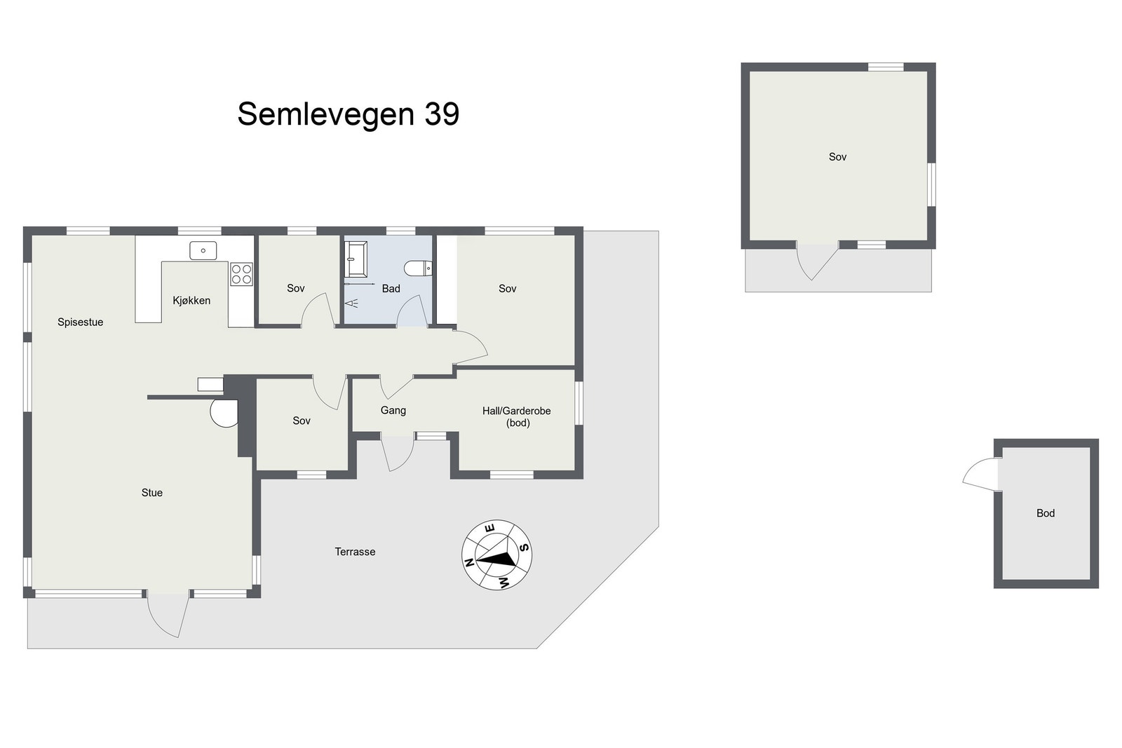 Plantegning Galleribilde