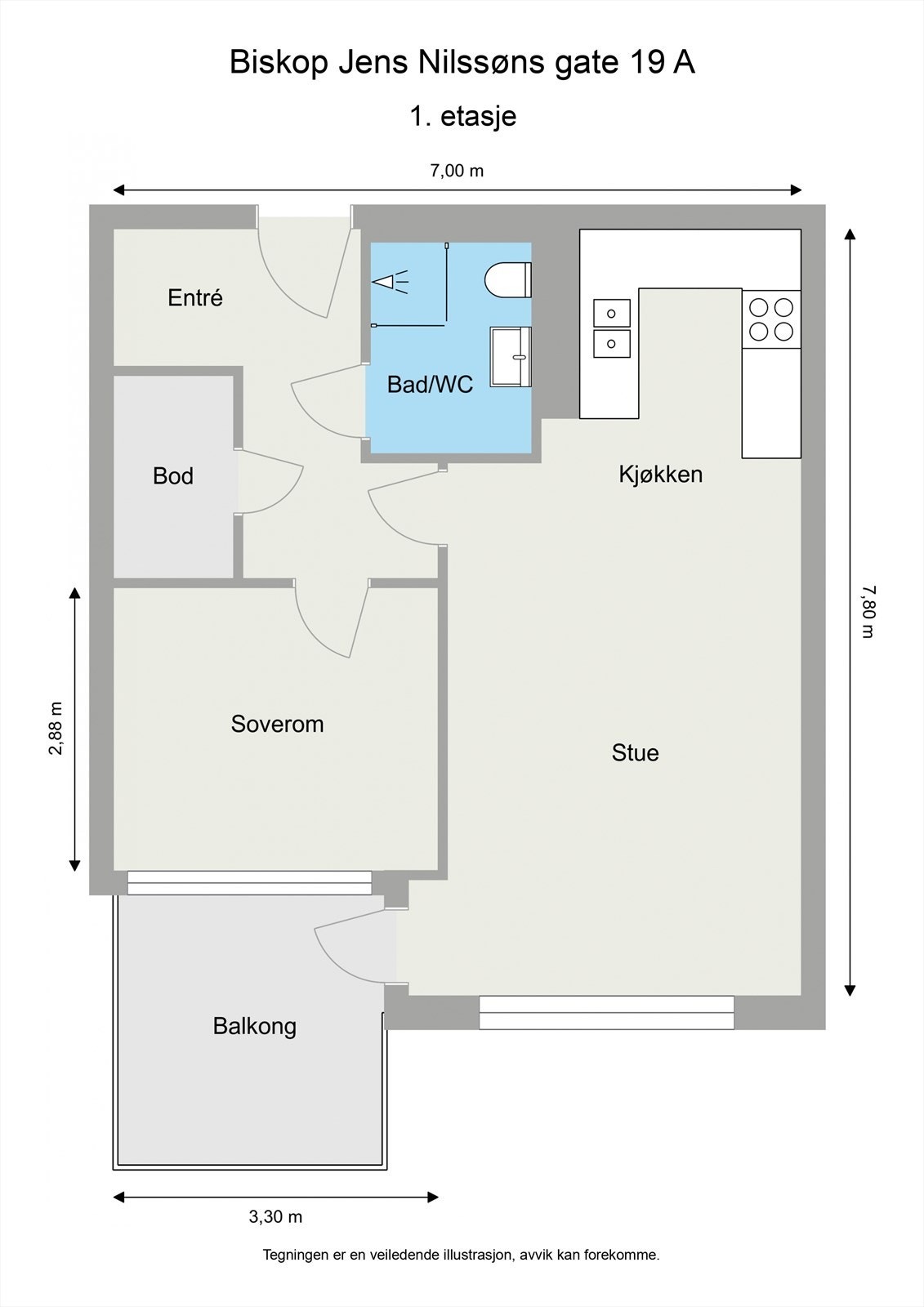 Plantegning. Galleribilde