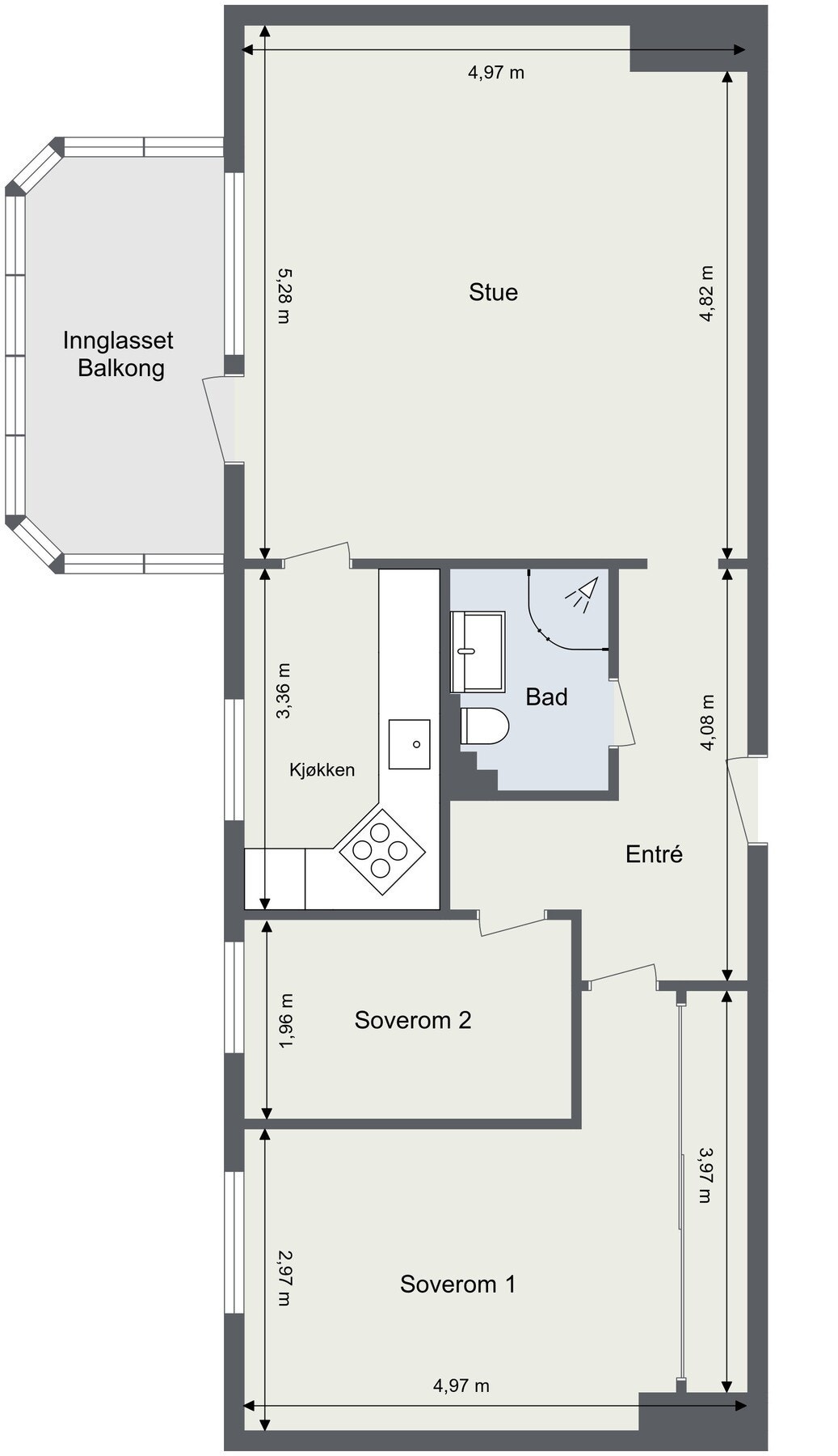 Plantegning - 2. etasje Galleribilde