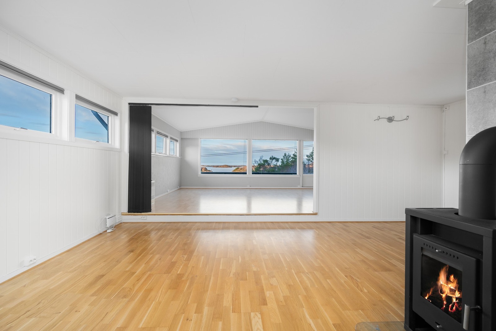 Stue med peis Galleribilde