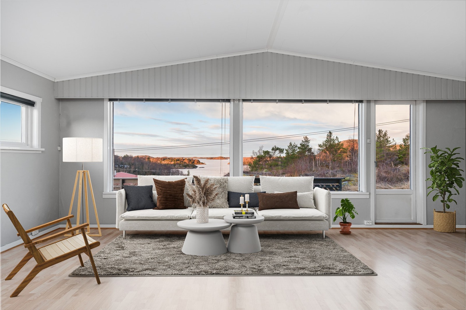 Digitalt møblert Galleribilde