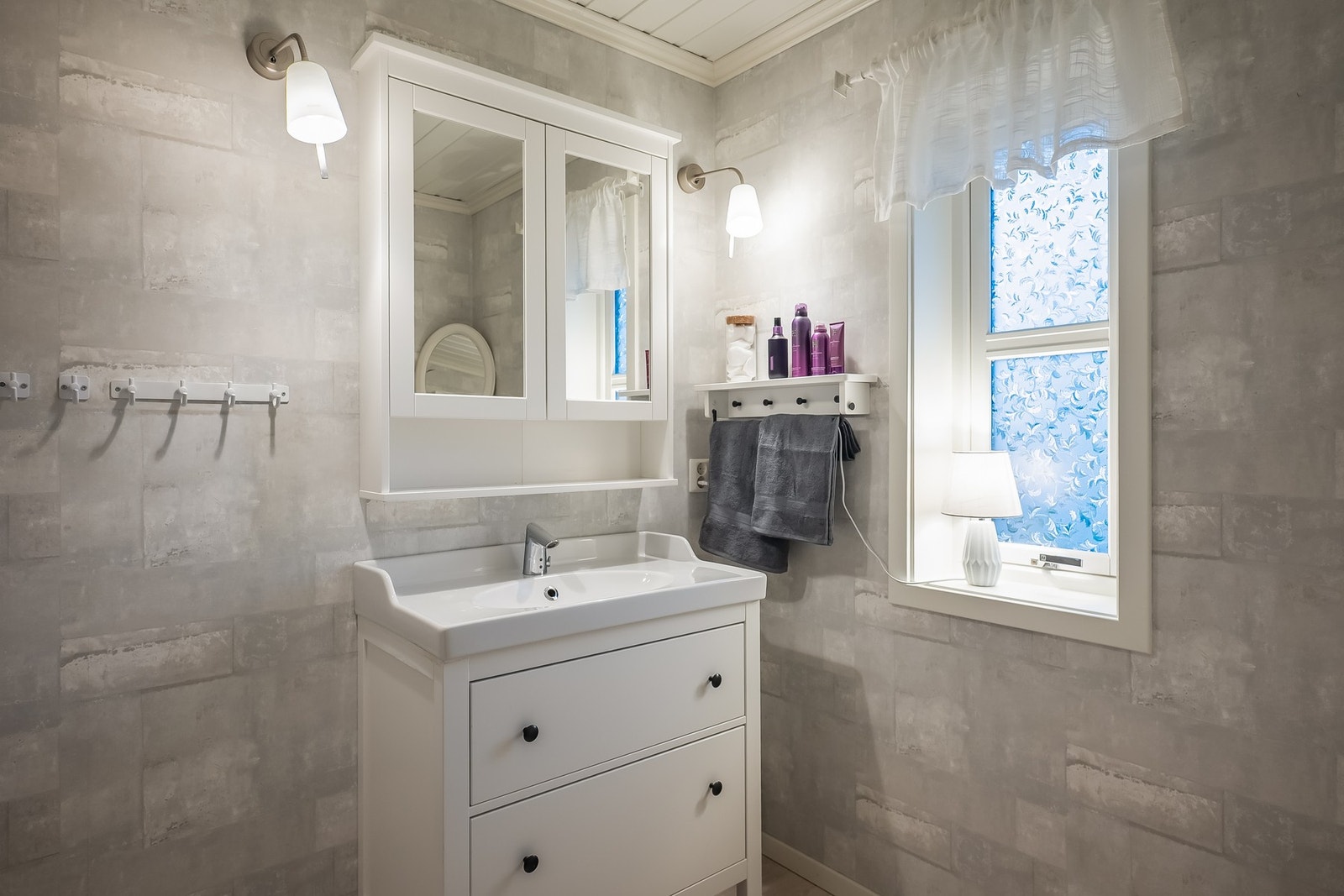 Toalettrommet i 1. etasje ble pusset opp i 2015. Galleribilde