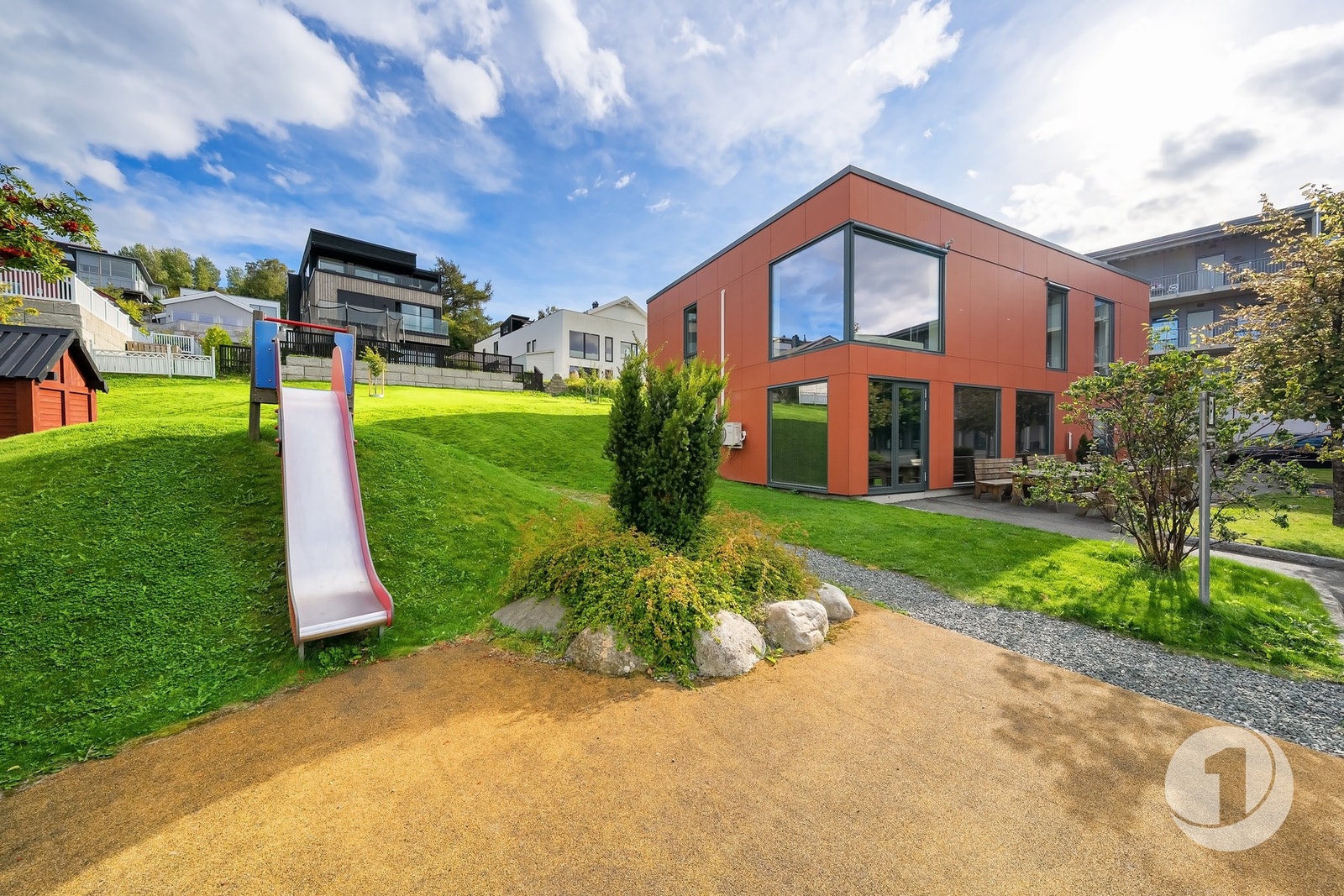 Som beboer på Nedre Humlehaugen nyter man flere fordeler. Galleribilde