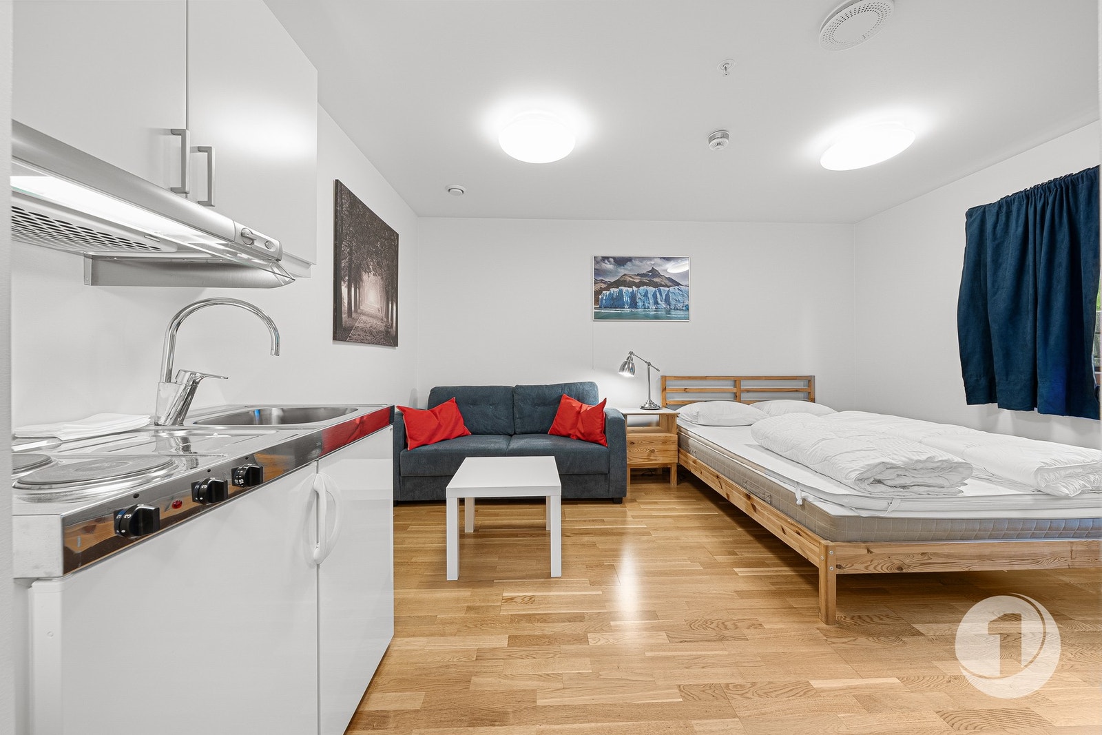 Sameiet tilbyr to hybler som kan leies av beboerne, noe som gir verdifull fleksibilitet og ekstra plass når familie eller venner er på besøk. Galleribilde