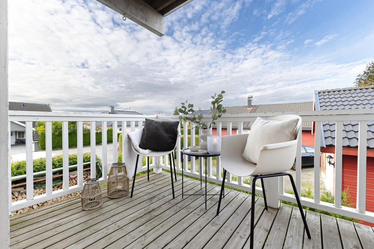 Koselig balkong Galleribilde