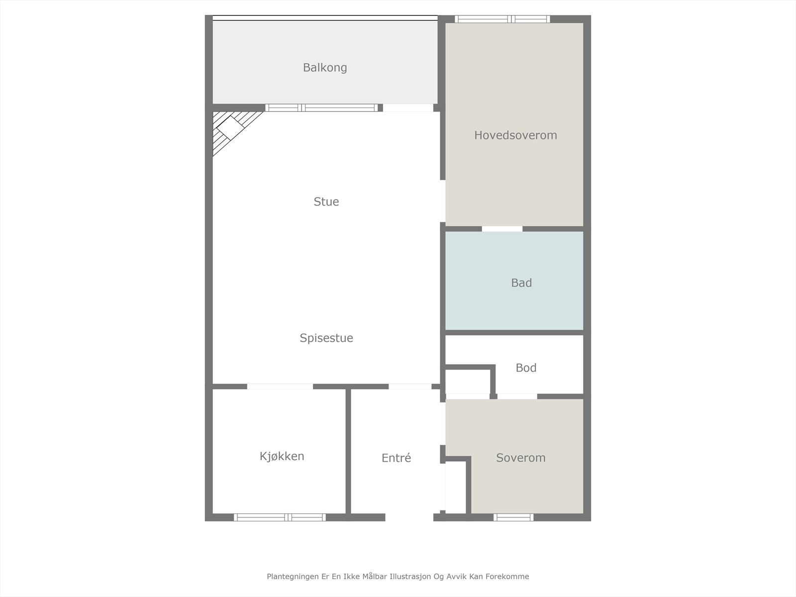 Plantegning Galleribilde