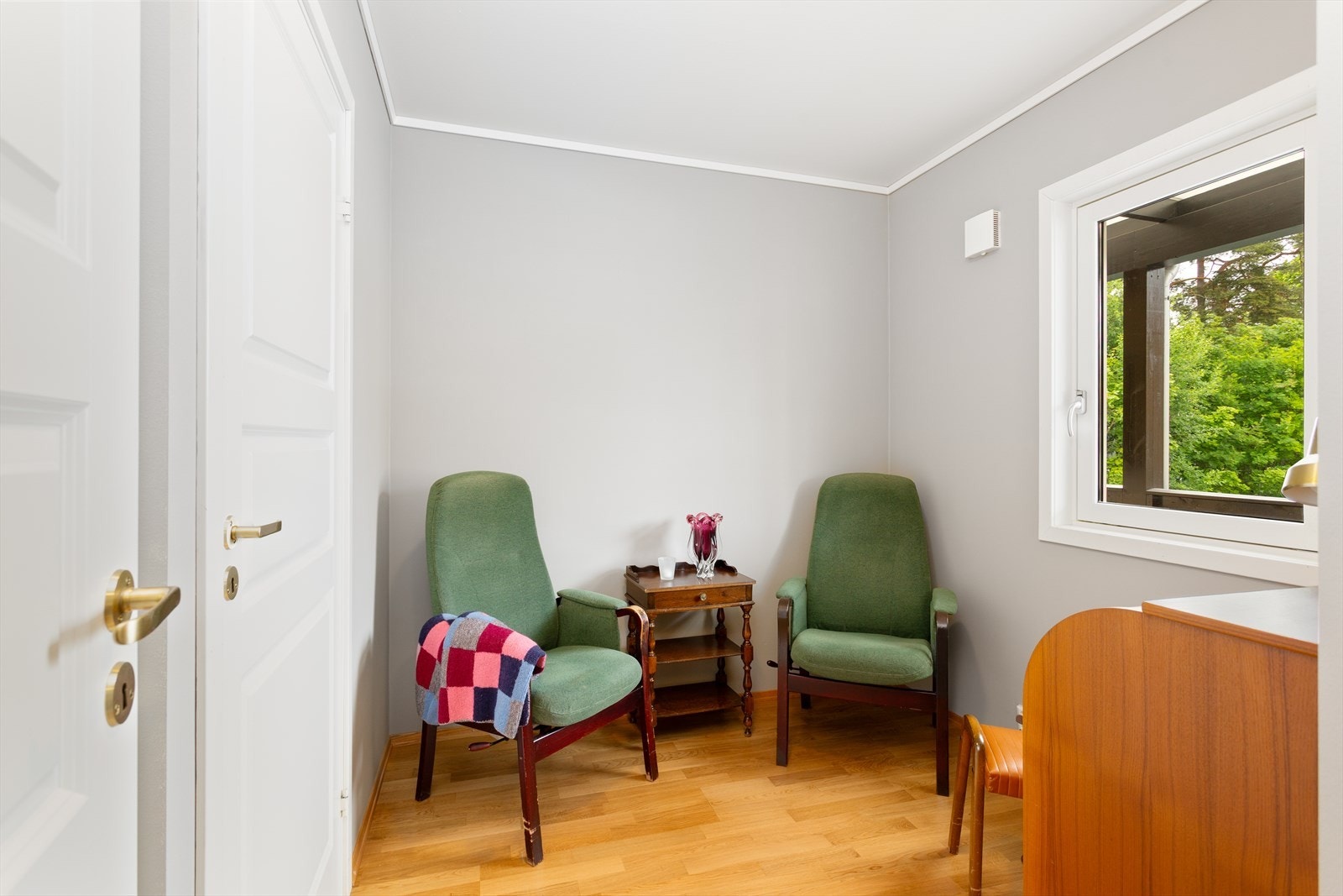 Det minste soverommet - her er det plass til en gjesteseng om man ønsker. Galleribilde