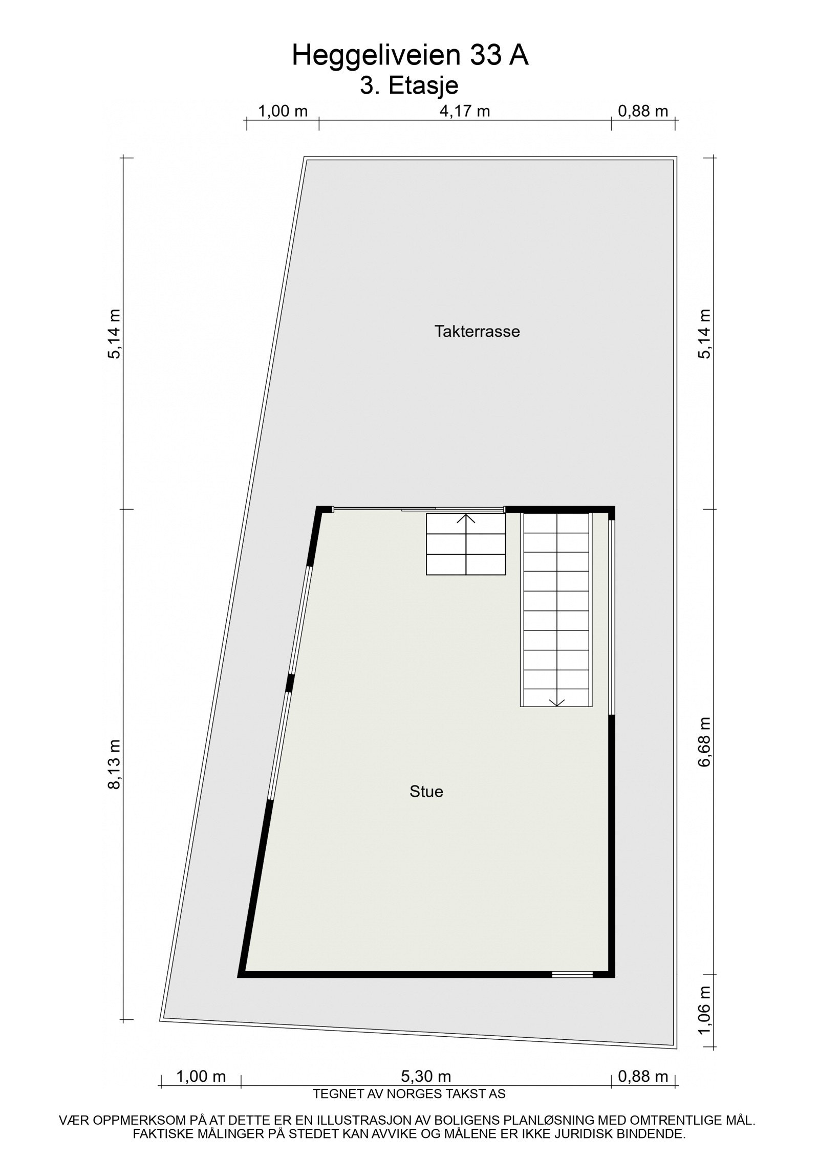Plantegning 3.etg Galleribilde