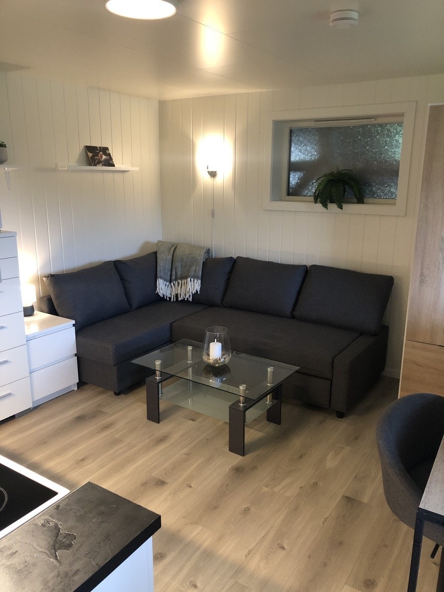 Sovesofa i stue Galleribilde