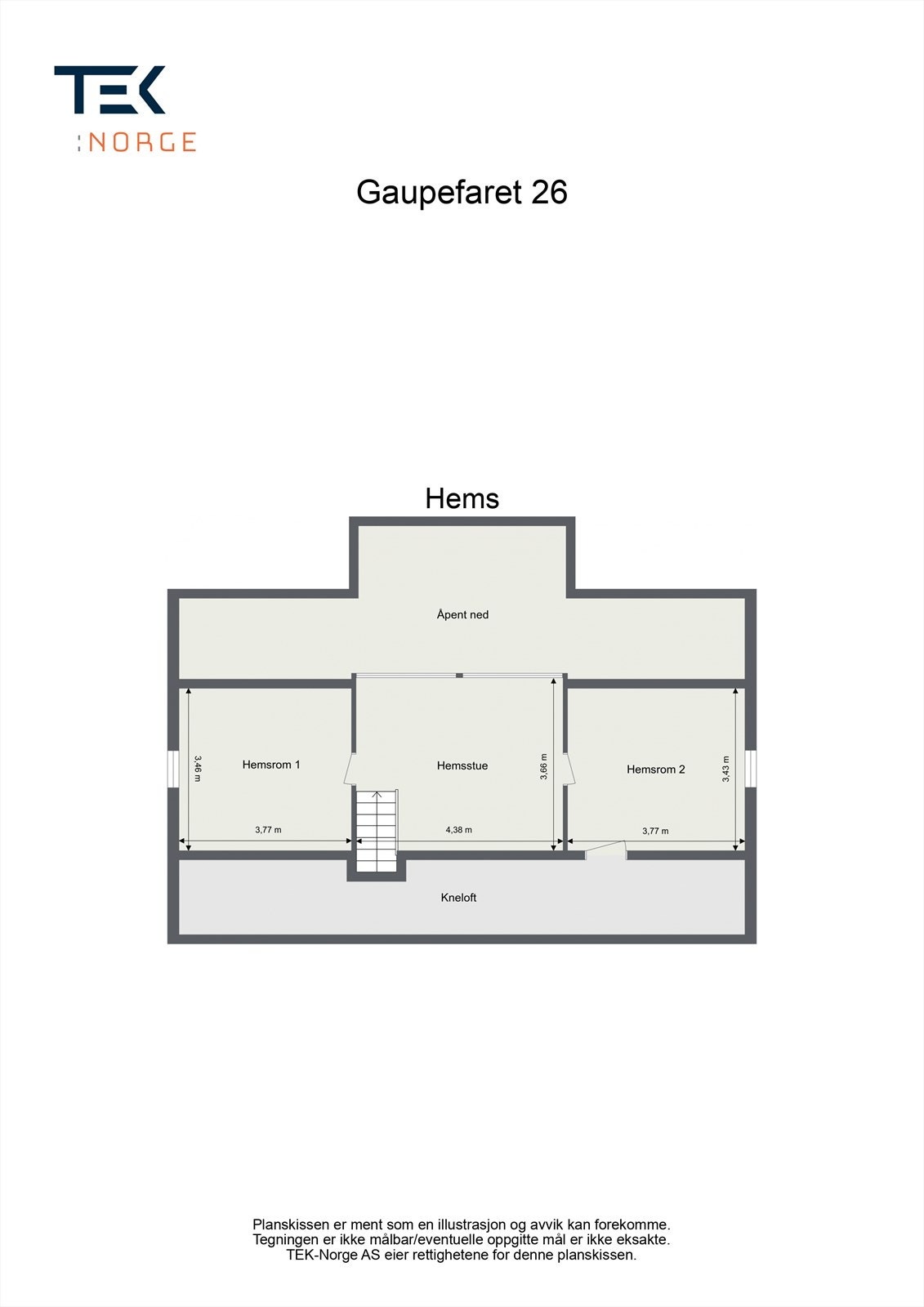 Plantegning hems Galleribilde