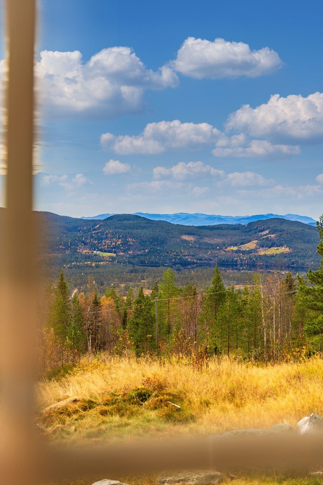 Flott utsikt fra stuen vestover Galleribilde