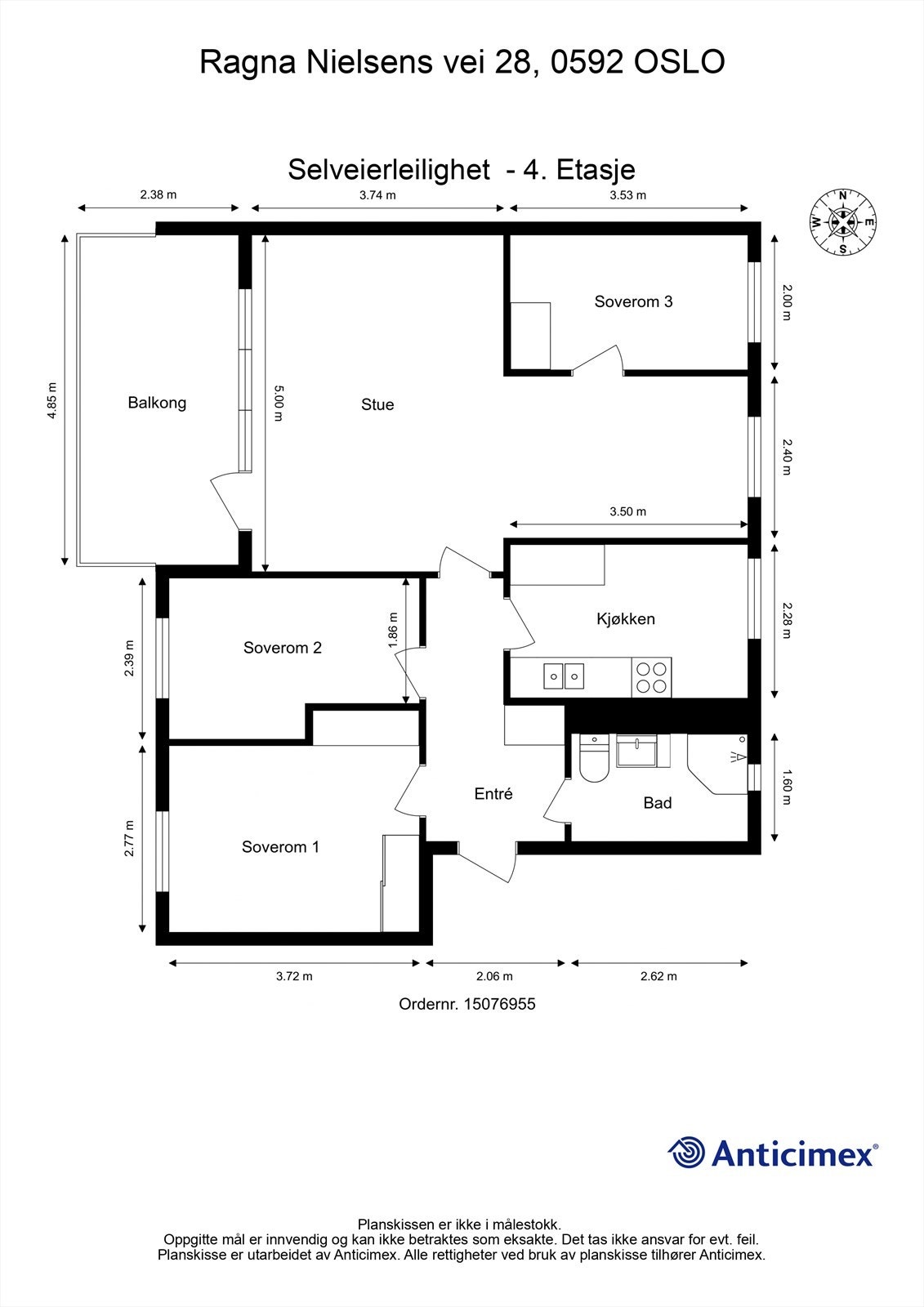 Plantegning Galleribilde