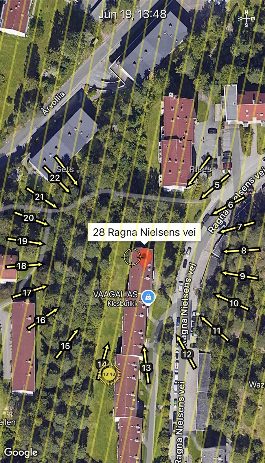 Solkart - illustrasjon Galleribilde