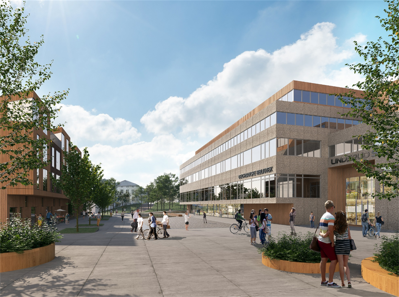 Forslag til nye Linderud senter (bilde lånt fra Citycon sin hjemmeside) Galleribilde