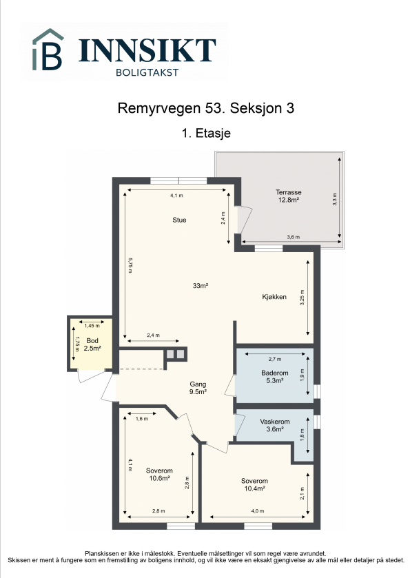 Planskisse. Galleribilde