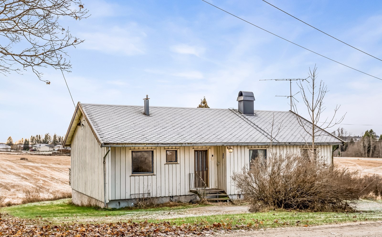 Eiendommen har en pen tomt på 997,2m². Galleribilde