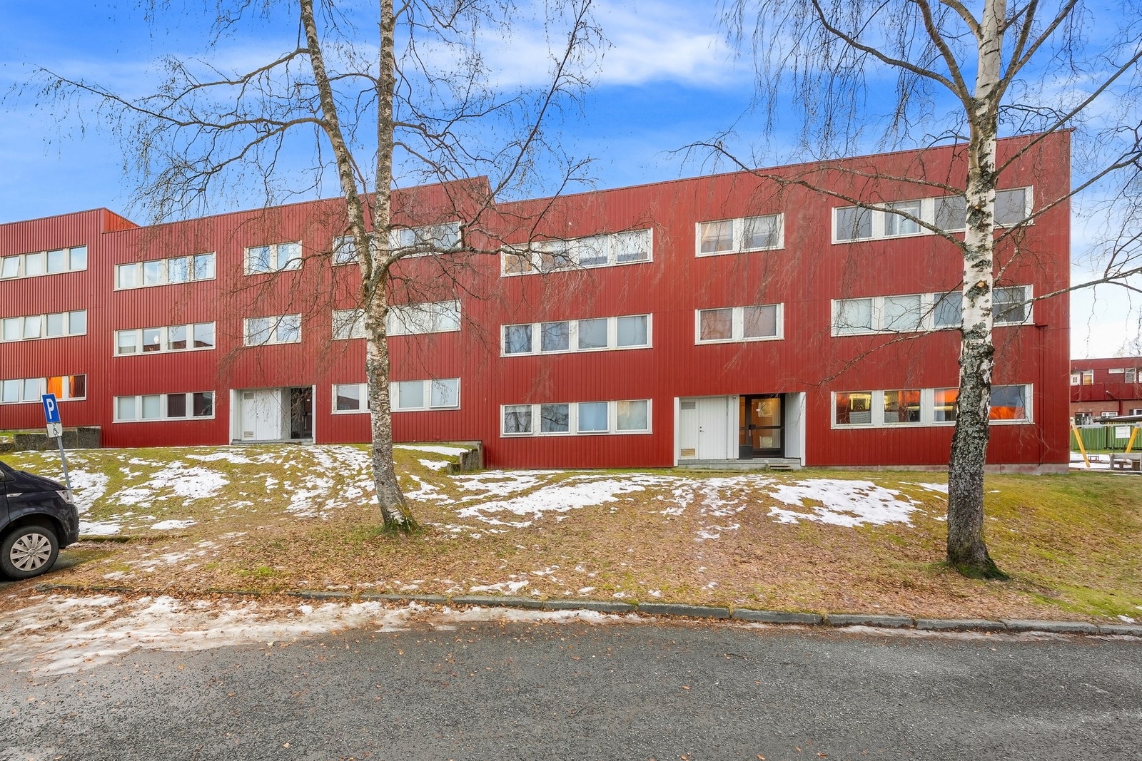 Borettslaget har flotte felles uteområder som kan nytes hele året rundt Galleribilde