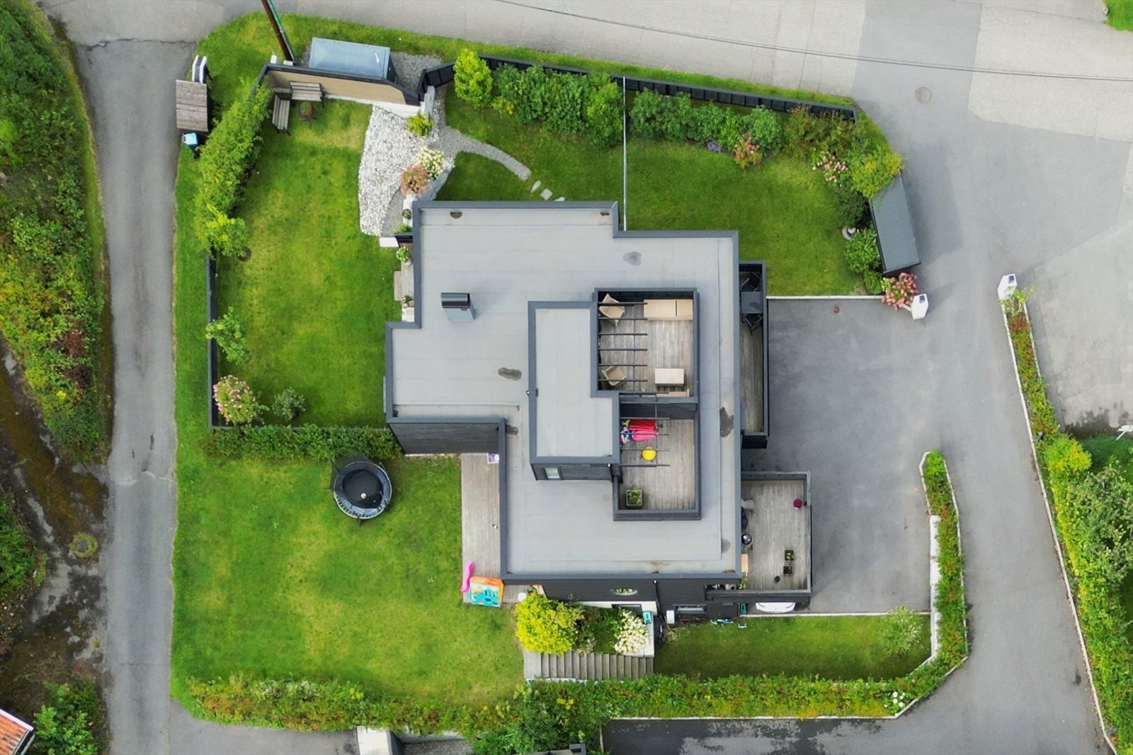 Fugleperspektiv. Galleribilde