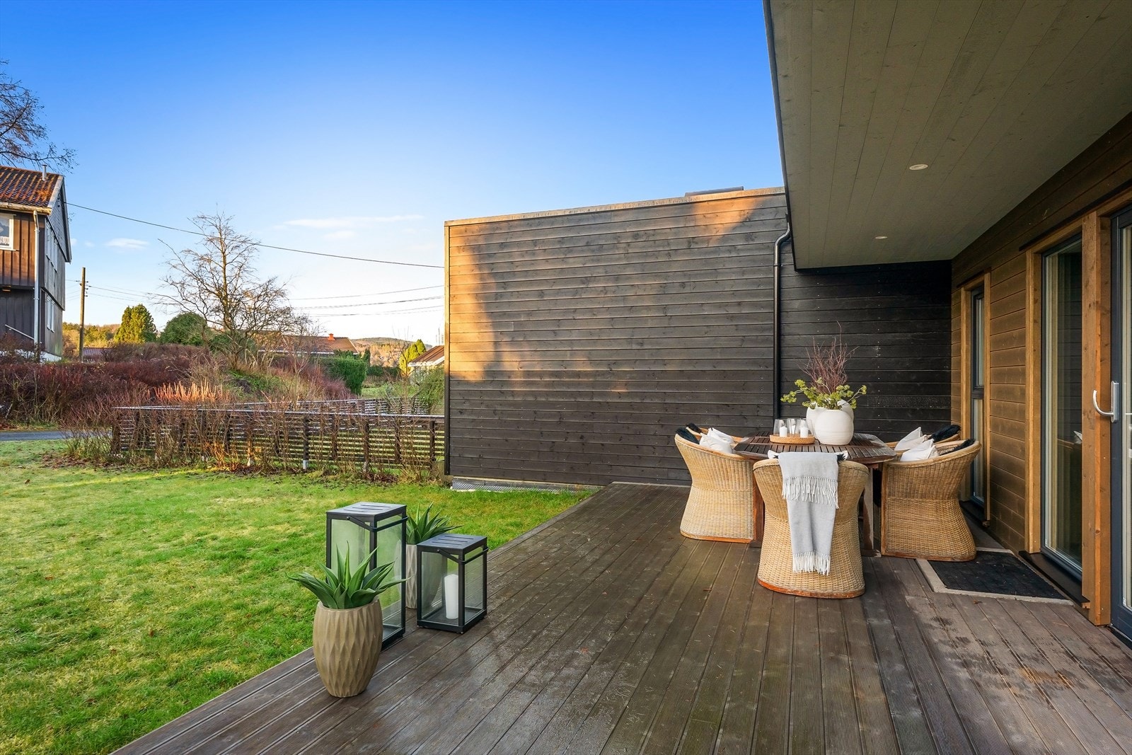 Skjermet med gode solforhold. Galleribilde