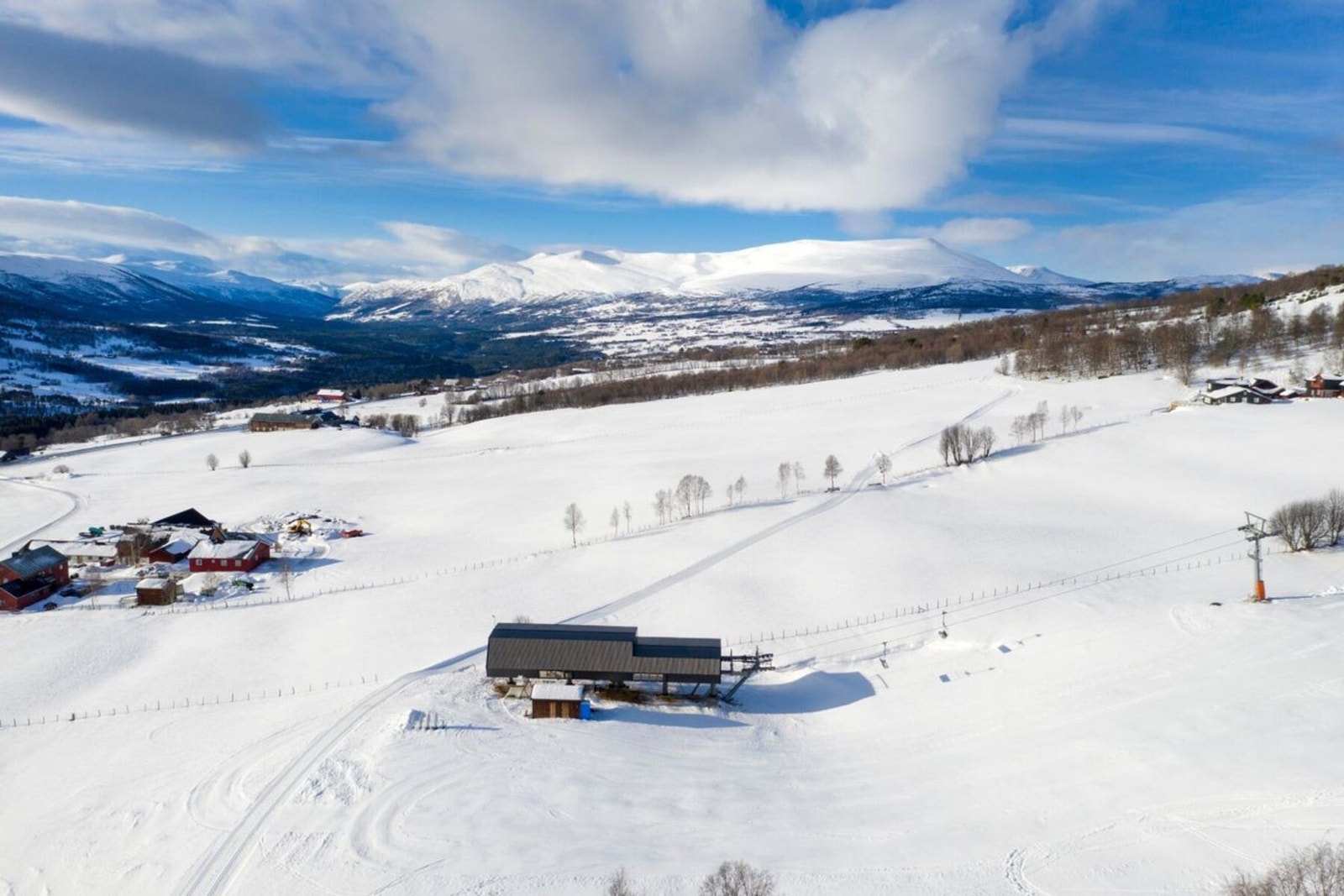 fra alpinbakken på Oppdal Galleribilde
