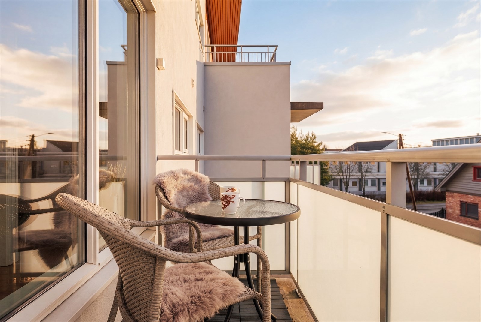 Her er det plass til sittegruppe. Galleribilde