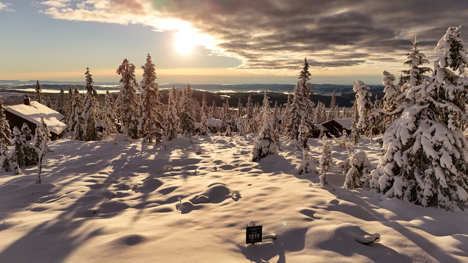 Ekte dronebilde Galleribilde