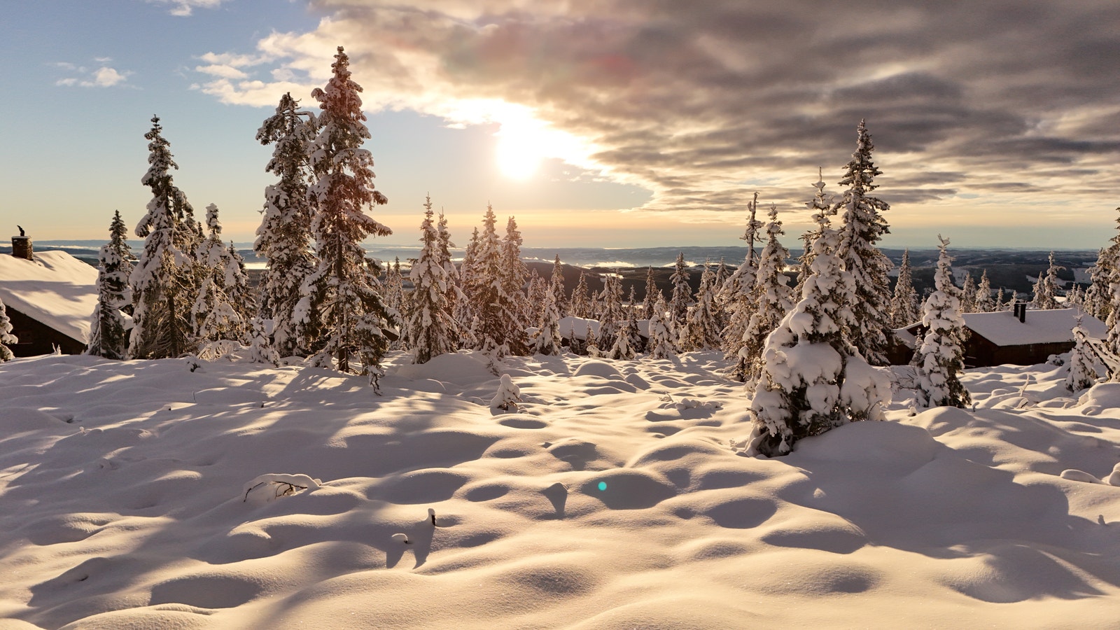 Utsikt - Ekte dronebilde Galleribilde