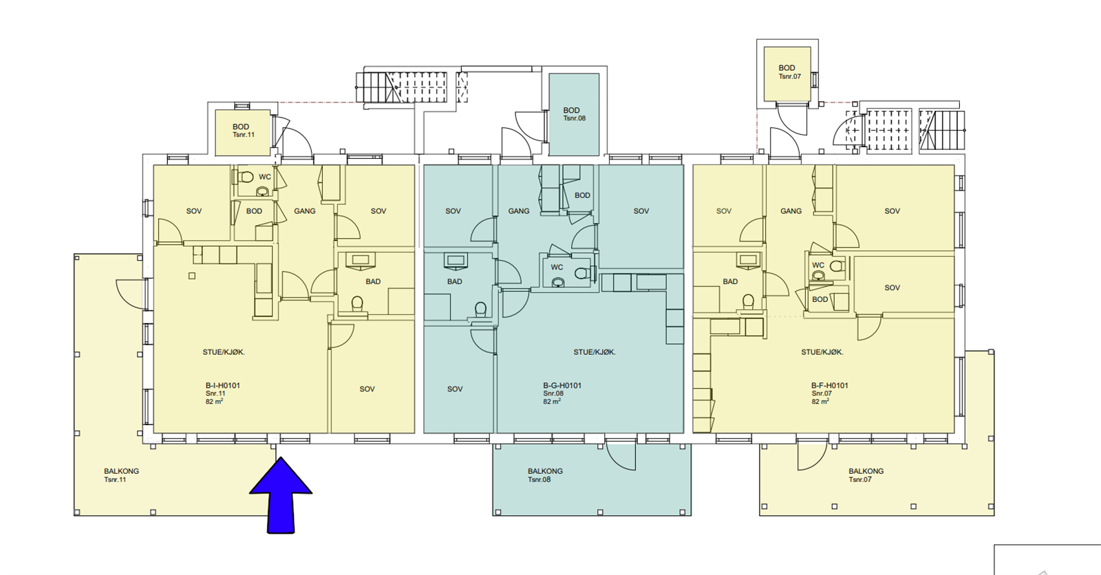 Plantegning Galleribilde