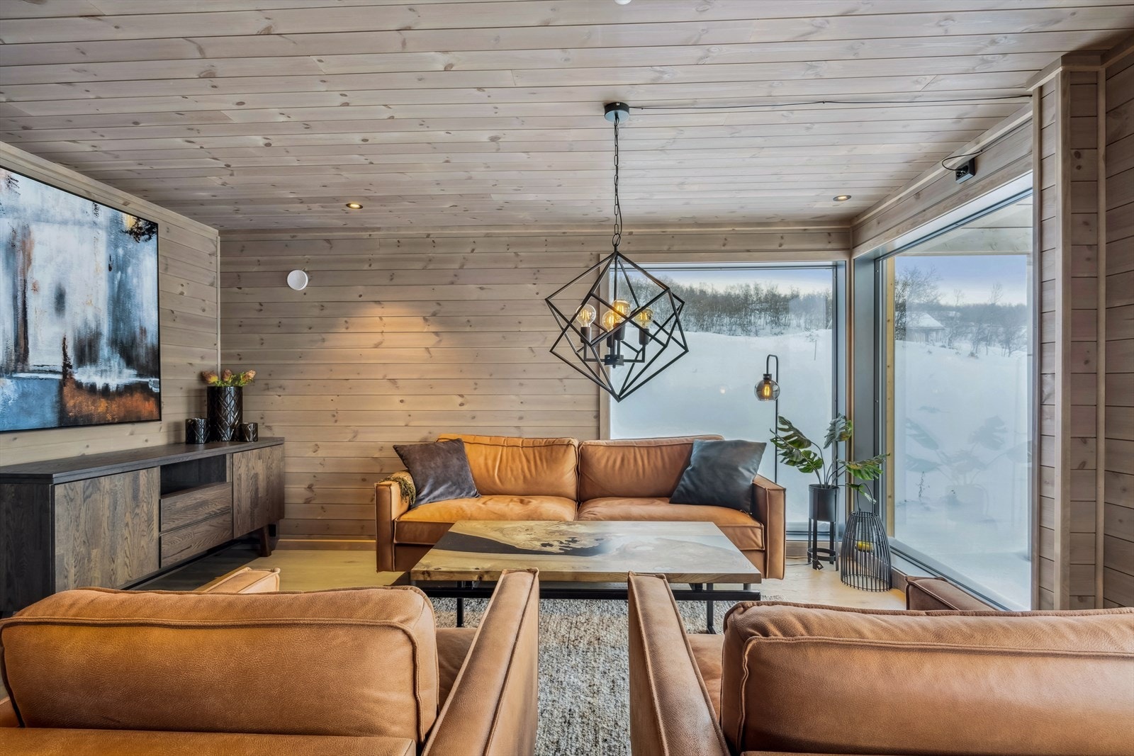 Her er det gode materialvalg og lune farger man kan leve lenge med. Galleribilde