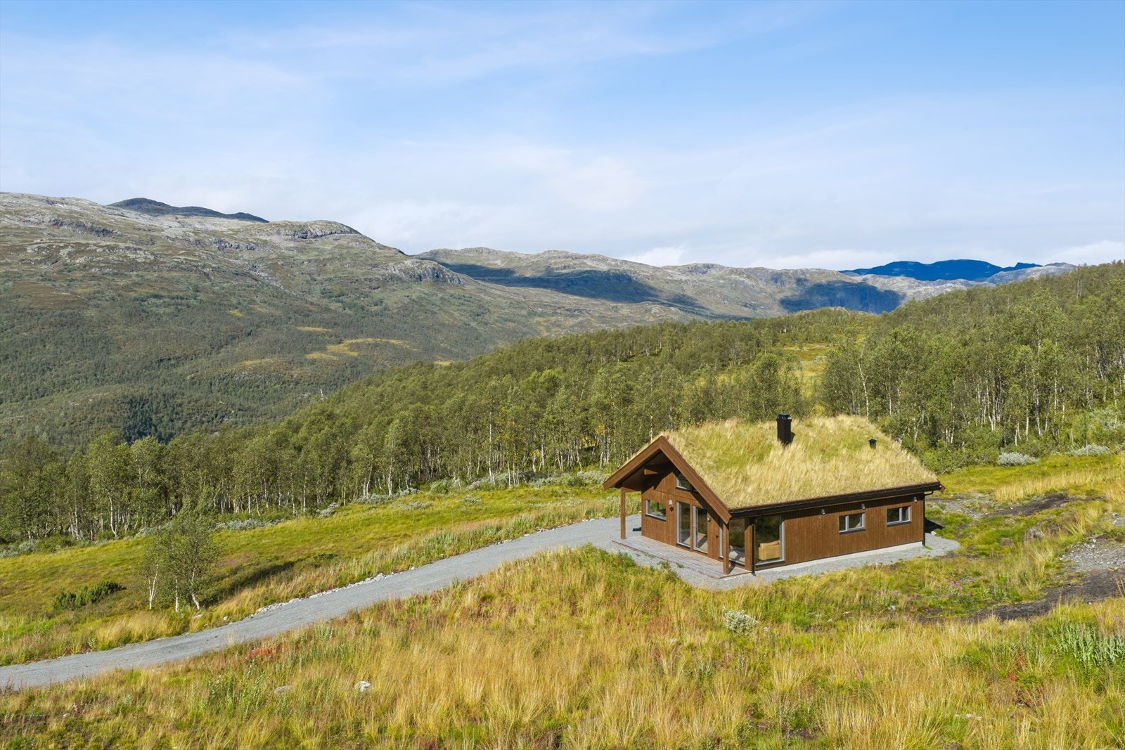 Sommerbilde av eiendommen. Galleribilde