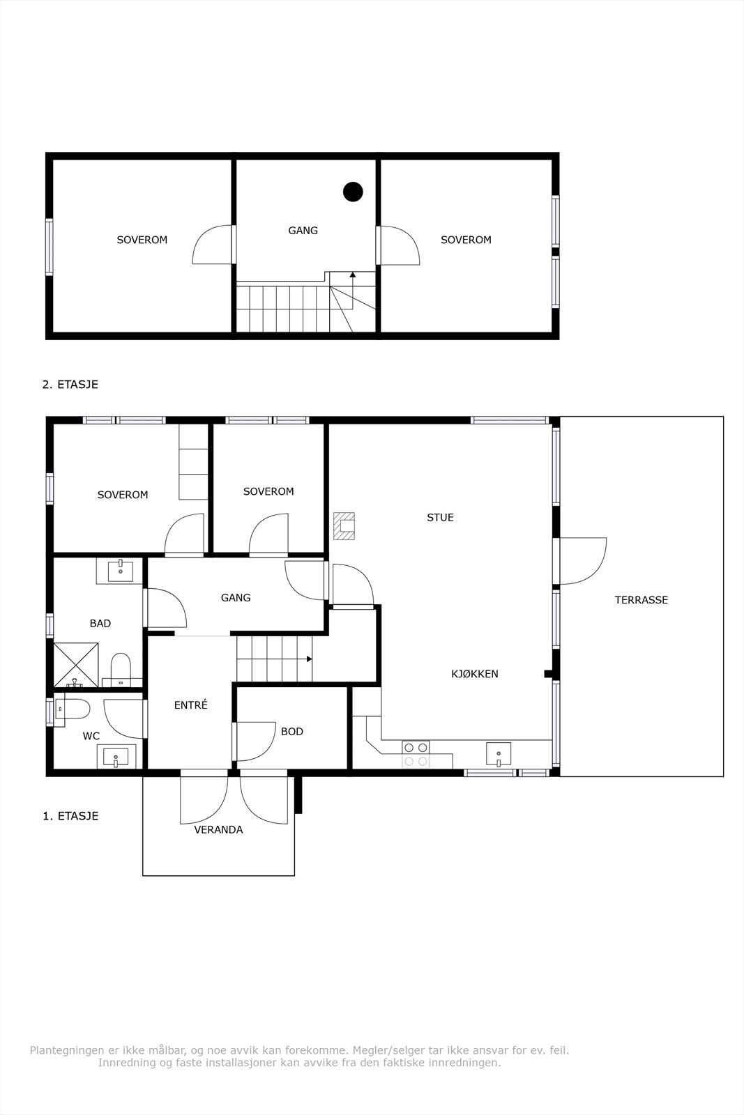 Plantegning Galleribilde