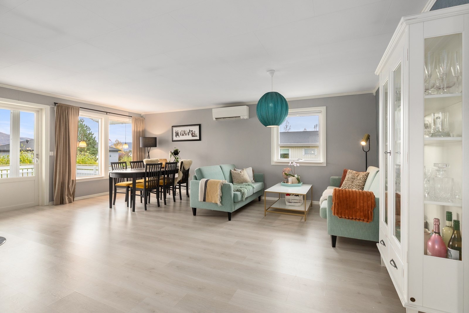 Varmepumpe i stuen fra 2020 Galleribilde