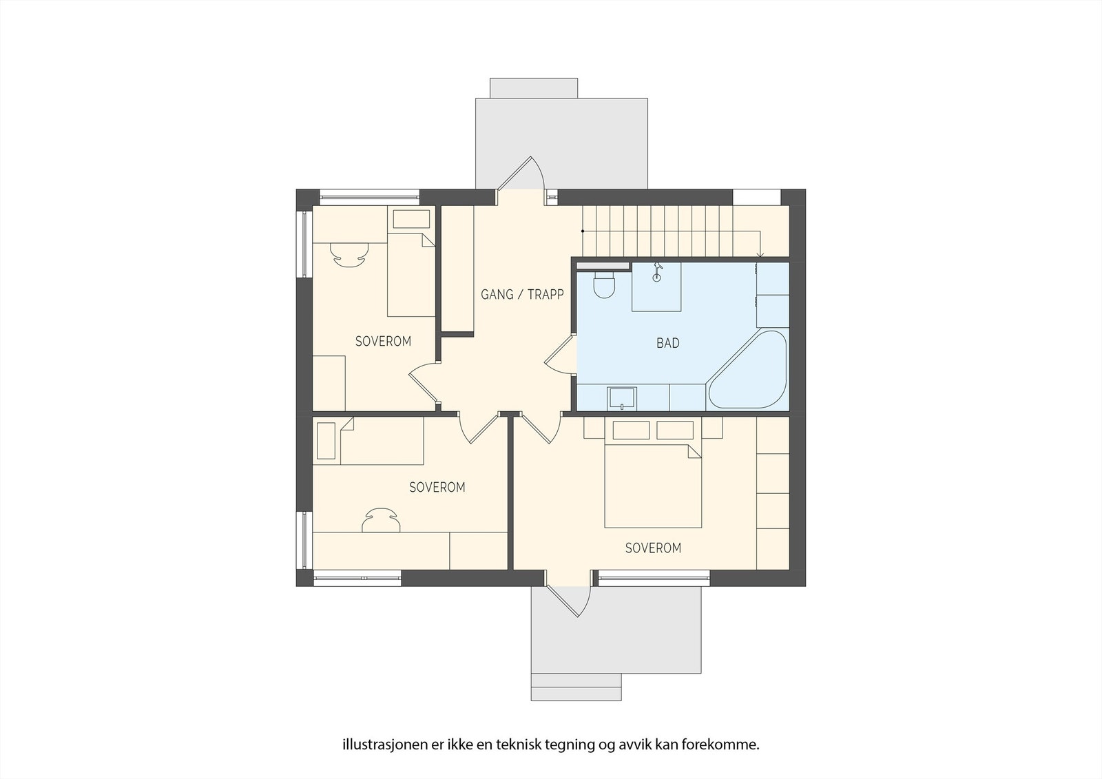Plantegning Galleribilde