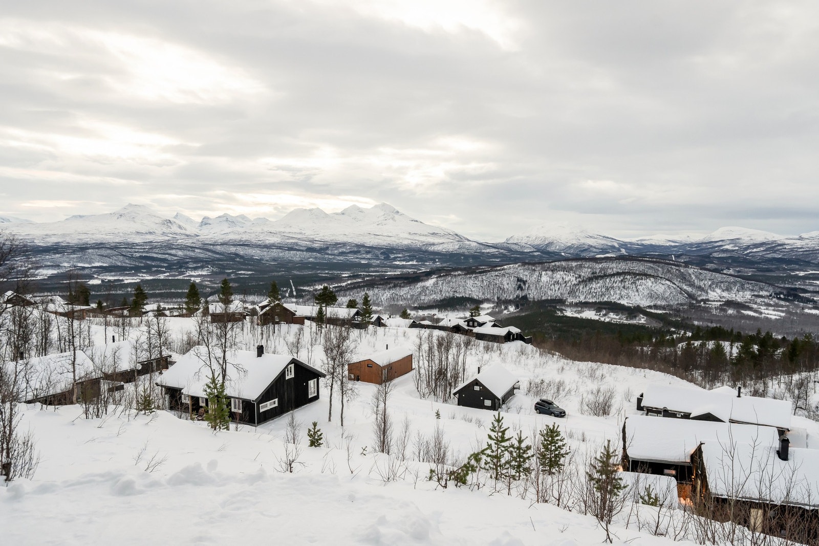 Dronebilde Galleribilde
