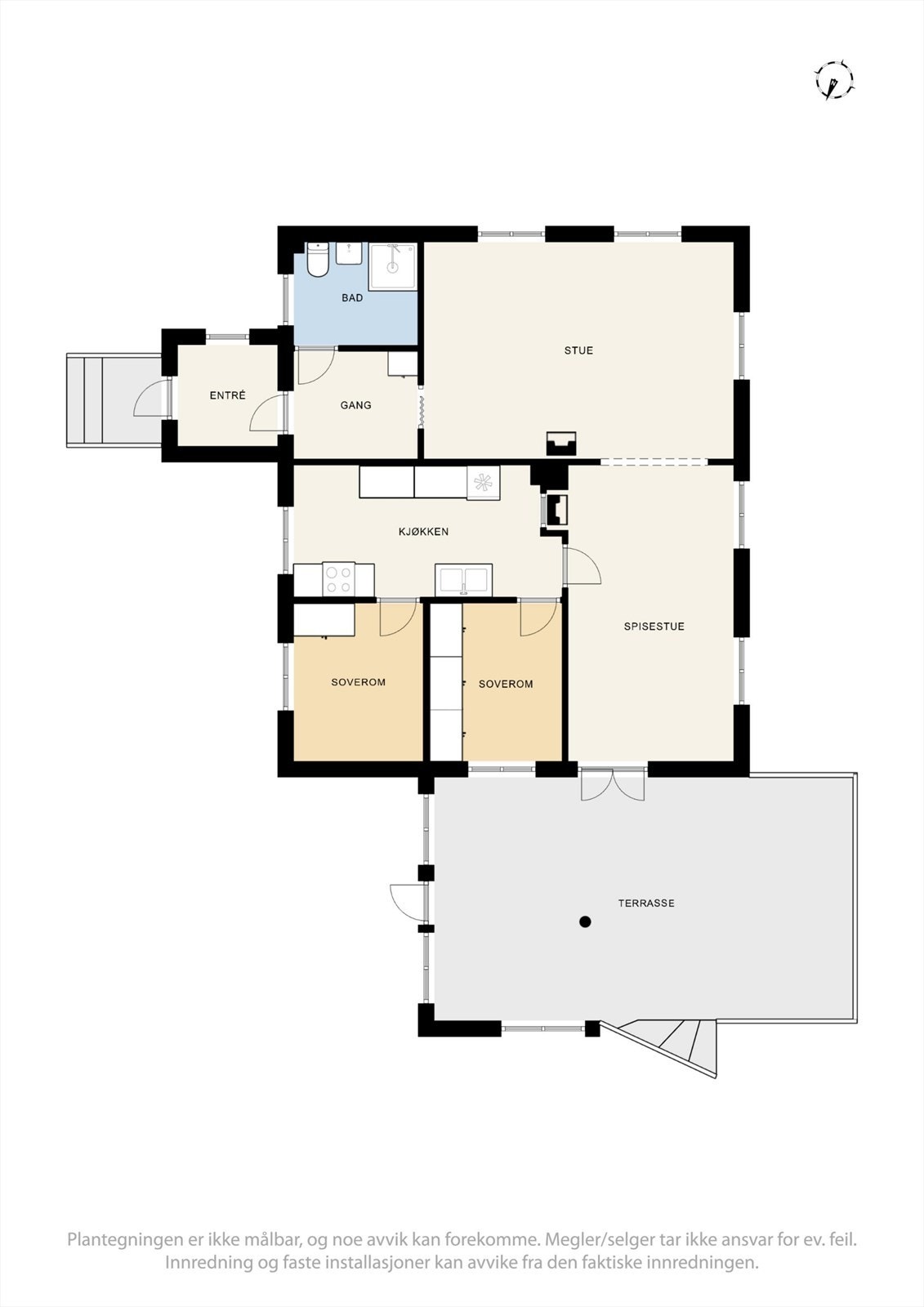 Plantegning Galleribilde