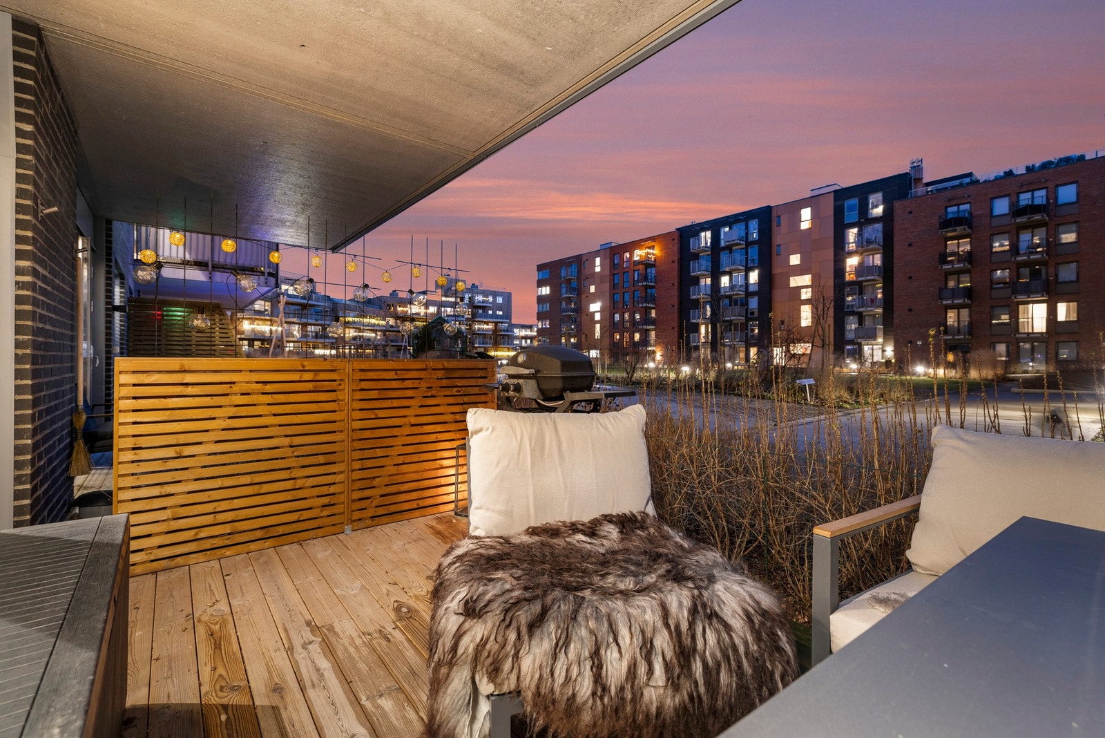 Lun kveldsstemning Galleribilde