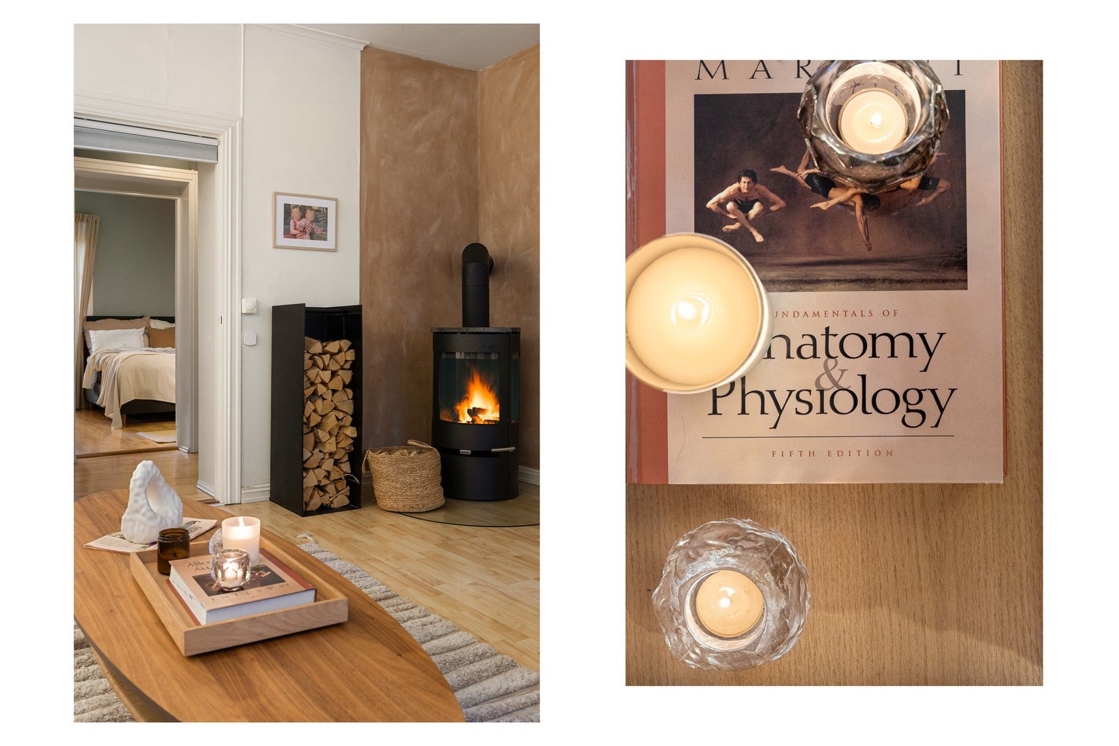 De sosiale sonene ligger praktisk adskilt fra leilighetens soverom. Galleribilde